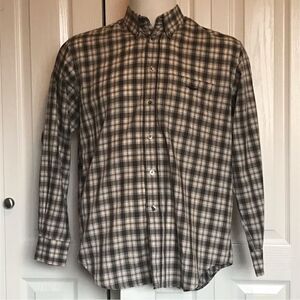 Valentino jeans plaid shirt